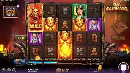 Reel Rampage slot screenshot 6