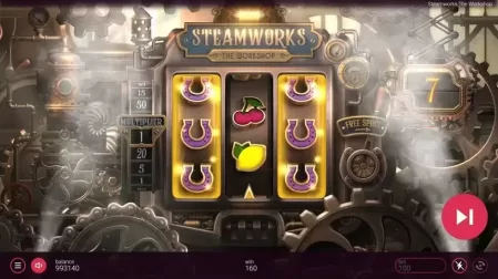 Steamworks slot screenshot 4