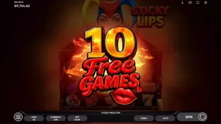 Sticky Lips slot screenshot 5