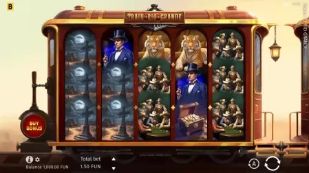 Train to Rio Grande slot screenshot 1