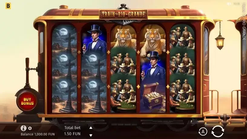 Train to Rio Grande slot screenshot 1