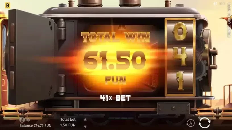 Train to Rio Grande slot screenshot 5