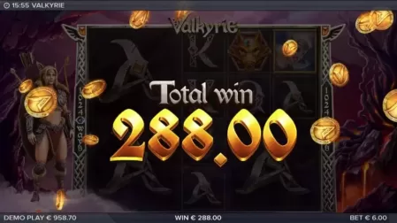Valkyrie slot screenshot 2