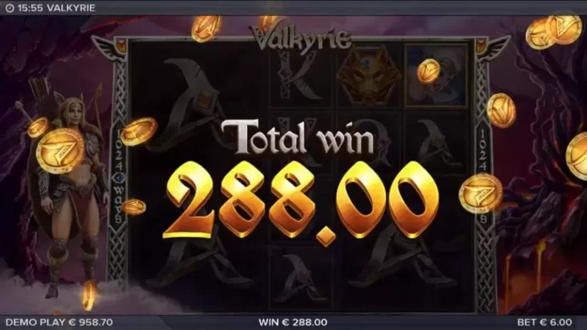 Valkyrie slot screenshot 2