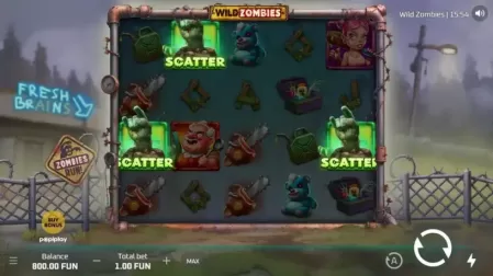 Wild Zombies slot screenshot 2