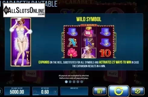Game Features screen