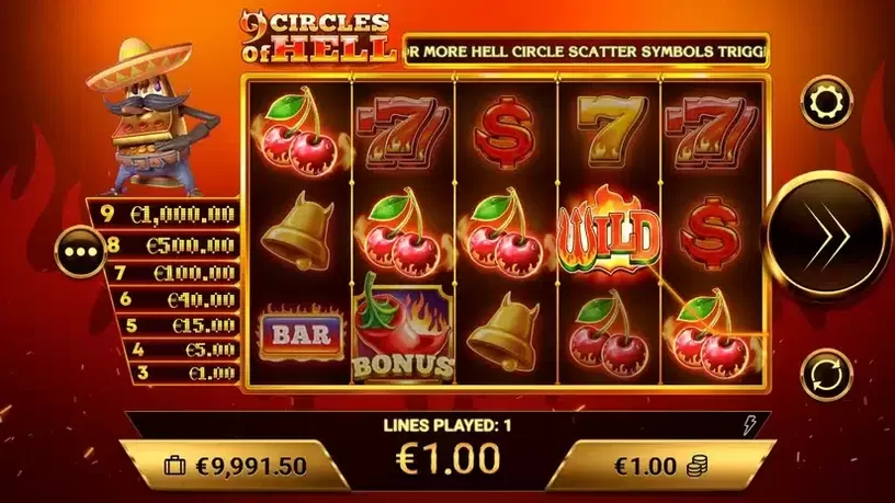 9 Circles of Hell slot screenshot 2