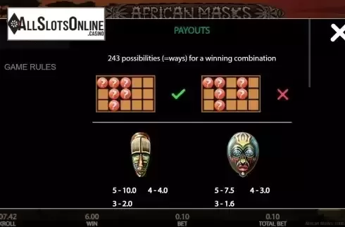 Win ways screen