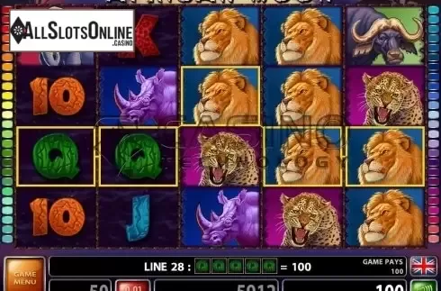 Screen3. African Moon from Casino Technology
