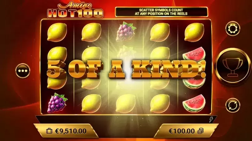 Amigo HOT100 slot screenshot 4