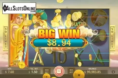 Big Win screen