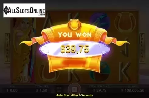 Win Free Games screen