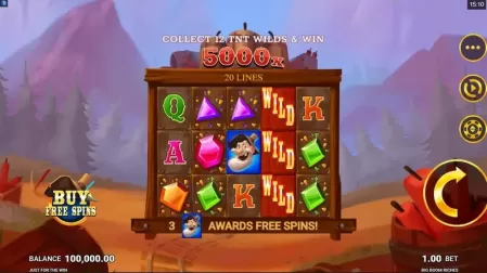 Big Boom Riches slot screenshot 1