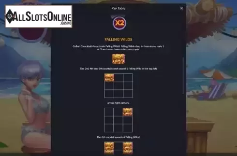 Falling wilds screen