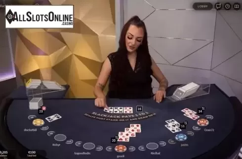Game Screen 2. Blackjack Gold (NetEnt) from NetEnt