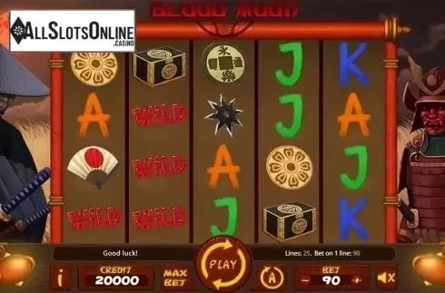 Reels screen. Blood Moon (X Card) from X Card