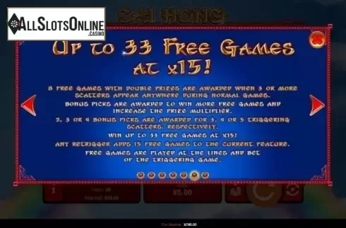 Free Spins. Cai Hong from RTG