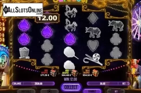 Win Screen . Carousel (Fugaso) from Fugaso