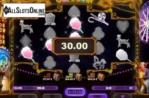 Win Screen 2. Carousel (Fugaso) from Fugaso