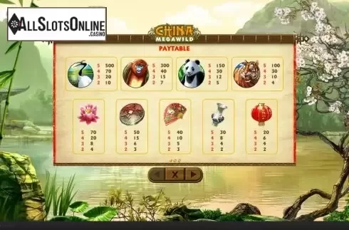 Symbols. China MegaWild from Skywind Group
