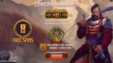 Cossacks the Wild Hunt slot screenshot 5