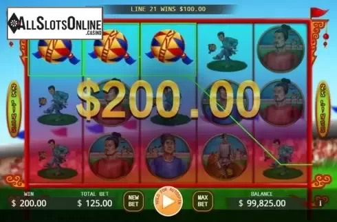 Win screen. Cu Ju from KA Gaming