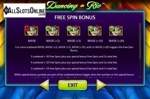 Screen5. Dancing in Rio from WMS