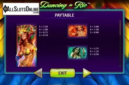 Screen3. Dancing in Rio from WMS