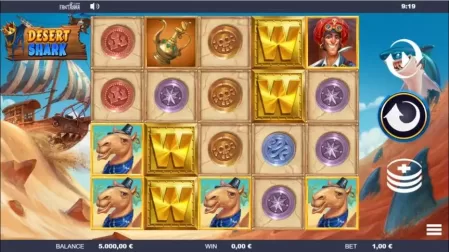 Desert Shark slot screenshot 1