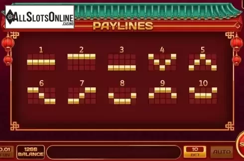 Pay Lines screen