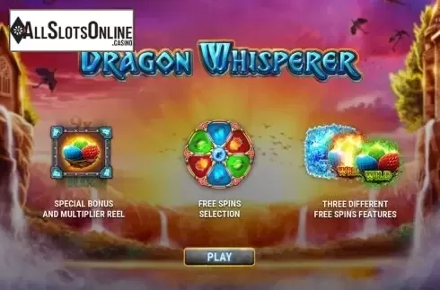 Start Screen. Dragon Whisperer from GameArt