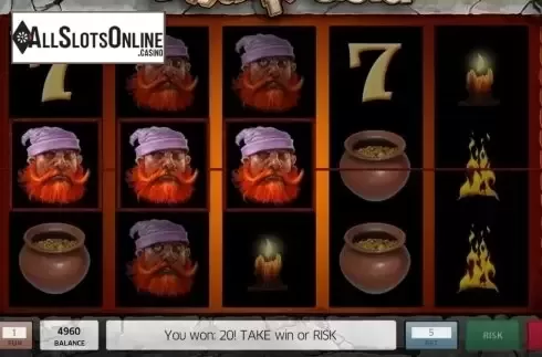 Win Screen. Dwarf's Gold from InBet Games