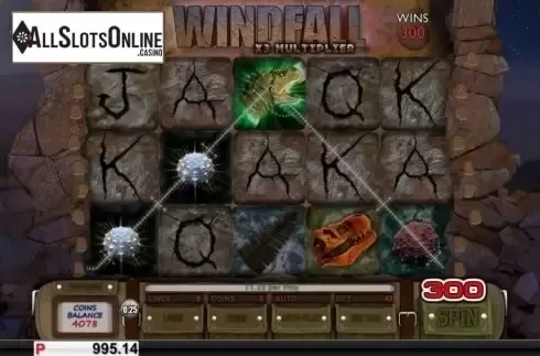 Win Screen. Falling Fossils from Genii