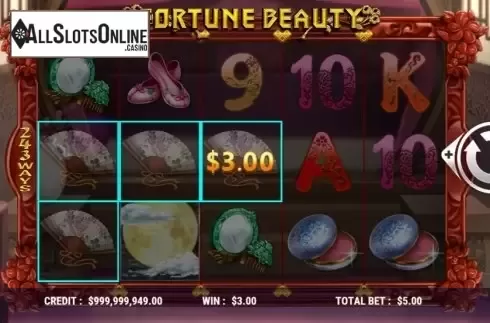Win Screen 2. Fortune Beauty from Slot Factory