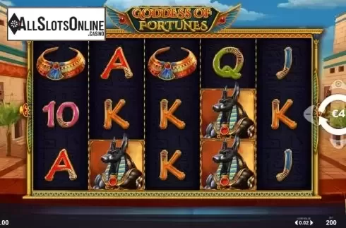 Reel Screen 1. Goddess of Fortunes from Pariplay