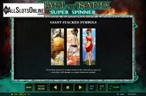 Features 1. Haul of Hades - Super Spinner from Greentube