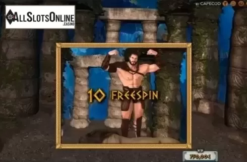 Free spin. Hercules (Ercole) from Capecod Gaming
