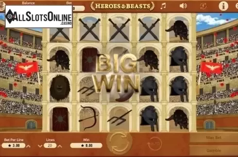Screen5. Heroes & Beasts from Booming Games