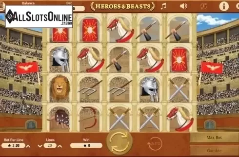 Screen4. Heroes & Beasts from Booming Games