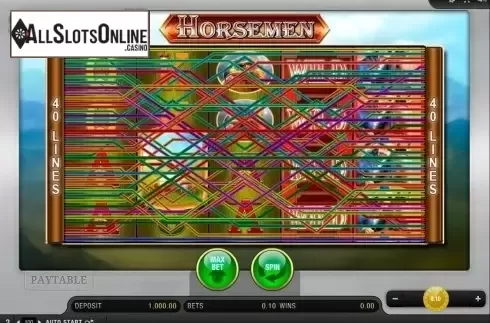 Screen4. Horsemen from Bally Wulff