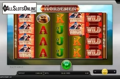 Screen3. Horsemen from Bally Wulff