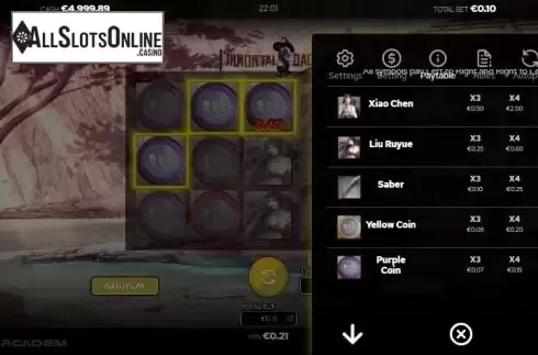 Paytable 2