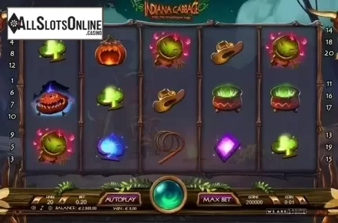 Reel Screen. Indiana Cabbage from We Are Casino
