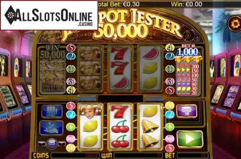Screen 1. Jackpot Jester 50,000 from NextGen