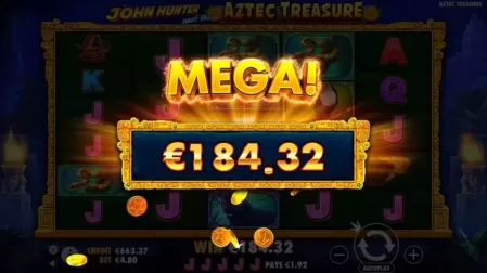 John Hunter and the Aztec Treasure slot screenshot 3