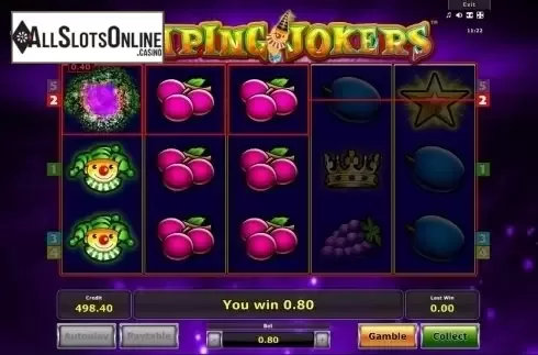 Win Screen 2. Jumping Jokers from Greentube