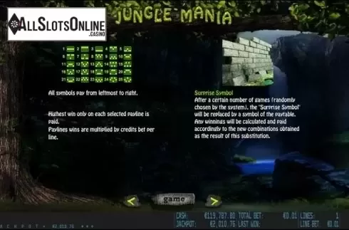 Winlines. Jungle Mania HD from World Match