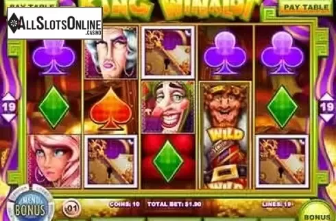 Reels screen. King Winalot from Rival Gaming