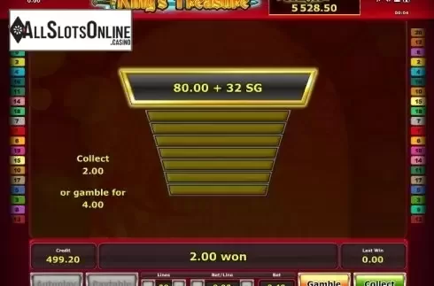 Double Up. King´s Treasure from Greentube