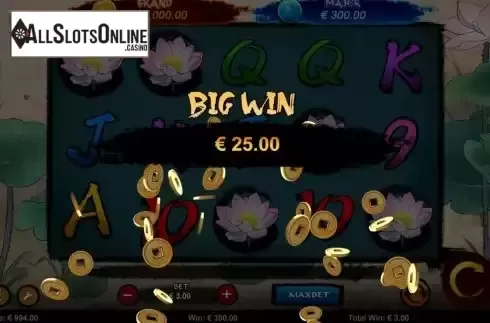 Big Win screen